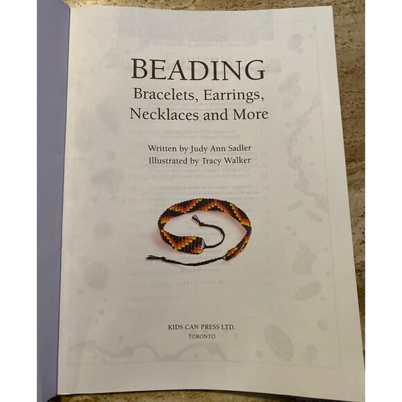 Beading Bracelets Earrings Necklaces & More By Judy Ann Sadler Kids Can Crafts 1 - Picture 3 of 6